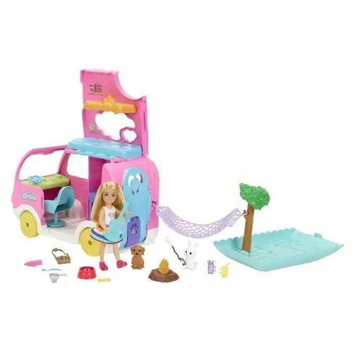 Lucavo Babypop Barbie Chelsea motorhome barbie car box