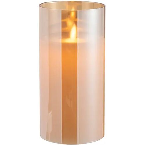 J-Line Ledlamp Blinkend Glas Goud Medium