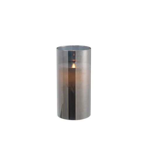 J-Line Ledlamp Blinkend Glas Grijs Medium