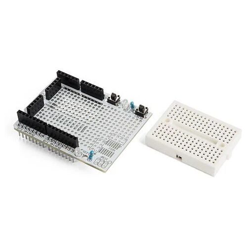 Whadda PROTOSHIELD PROTOTYPING BOARD MET MINI BREADBOARD VOOR ARDUINO® UNO