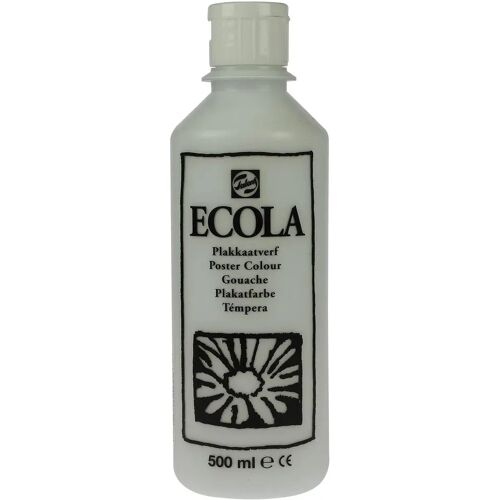 Talens Ecola plakkaatverf flacon van 500 ml, wit