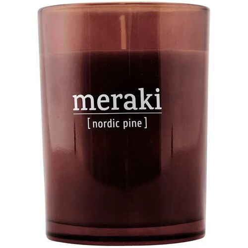 Meraki - Geurkaars Nordic Pine rood groot Geurkaars Nordic Pine rood groot