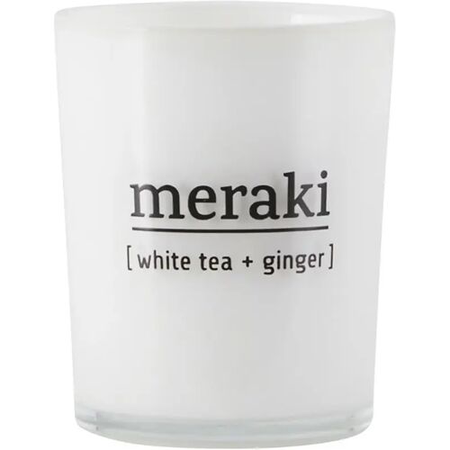 Meraki - Geurkaars White Tea&Ginger wit Geurkaars White Tea&Ginger wit