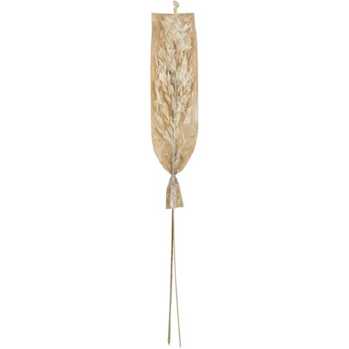 J-Line gedroogde Bladeren - jute - naturel - small