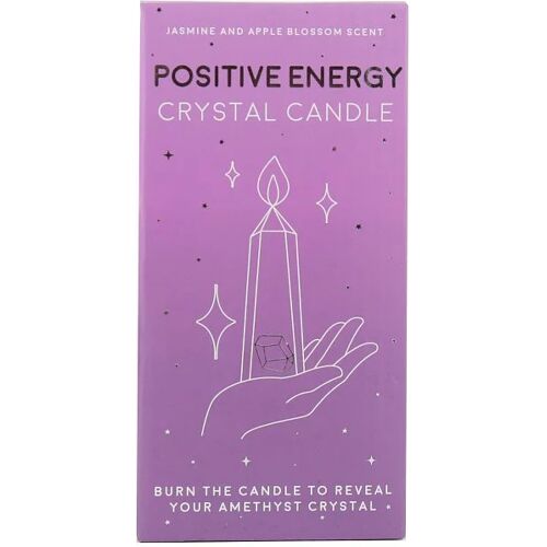 Generiek Gift Republic Crystal Candle - Positiviteit