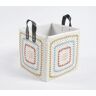 Home Therapy Crochet Square Cotton Foldable Storage Hamper