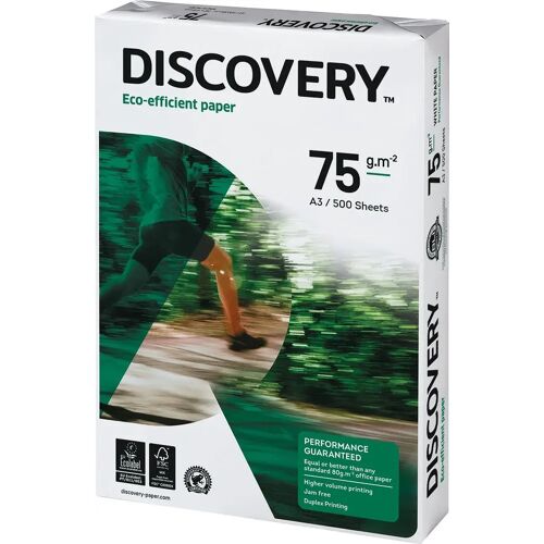 Discovery kopieerpapier ft A3, 75 g, pak van 500 vel