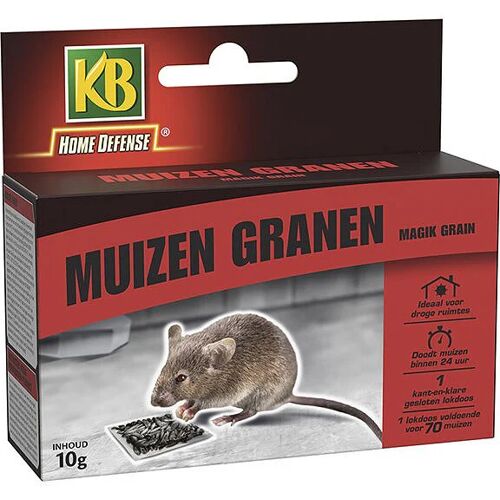 KB Home Defense KB Muizen Granen Alfachloralose 1ST KB Muizen Granen Alfachloralose 1ST