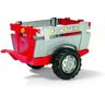 Rolly Toys Farmtrailer (Rood-Grijs)