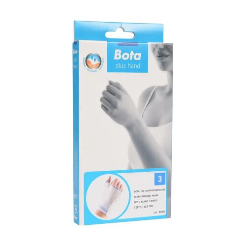 Bota Handpolsbandage 105 + duim wit 3 = 17,5 - 20,5 CM