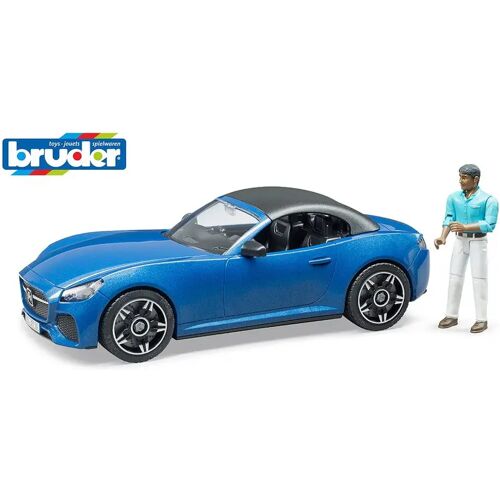 Bruder 03481 Roadster met Chauffeur 1:16