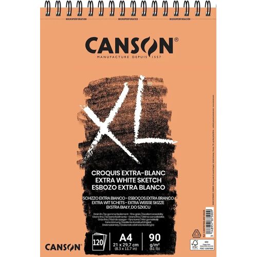 Canson schetsblok XL Extra White ft 21 x 29,7 cm (A4)