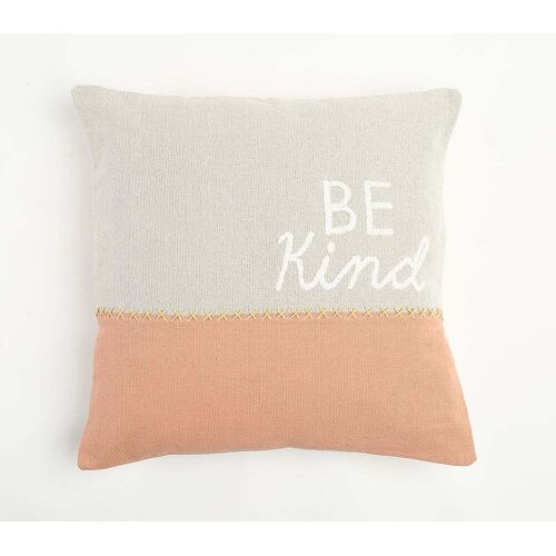 Home Therapy Colorblock Typographic Cushion cover