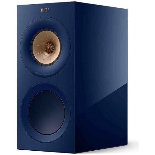 KEF R3 meta boekenplank speaker - blauw hoogglans (per paar)