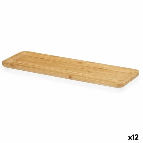 14977 Tabla Aperitief Bruin Bamboe 46 x 1,6 x 15 cm (12 Stuks)