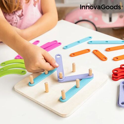 2317 Houten Set voor het maken van Letters en Cijfers Koogame InnovaGoods 27 Onderdelen