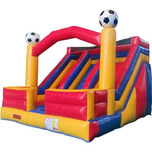 Springkussen Double Slide and Fun Boys (pvc)– Avyna