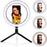 Generiek Selfie Ringlamp op Statief 25 cm ->Selfie Ringlamp op Statief 25 cm