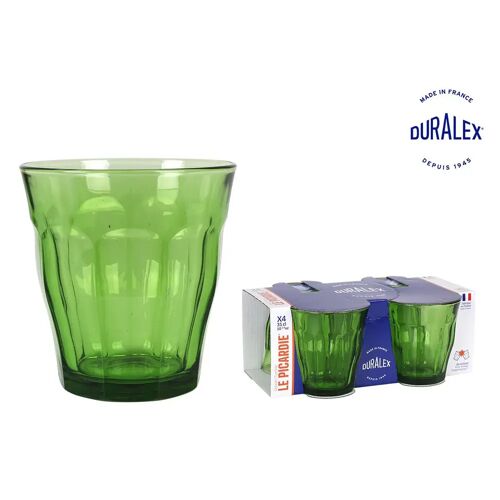 3670 Glazenset Duralex Picardie Groen 310 ml (4 Stuks)