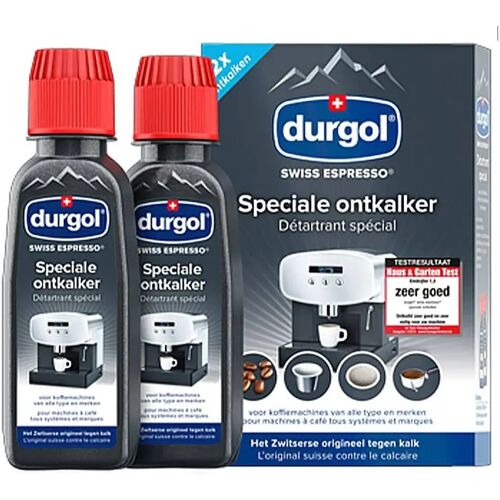 Durgol Swiss Espresso Ontkalkingsmiddel voor Koffiezetapparaten 2x125 ml