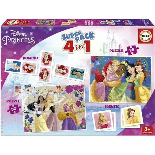 Lucavo Spelletjes Educa Princess 4-in-1