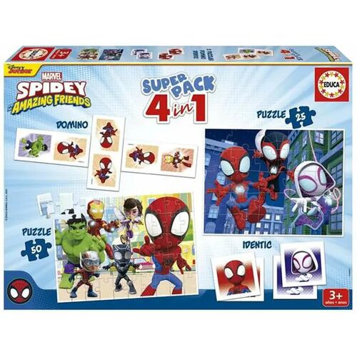 Lucavo Spelletjes Spidey Superpack 4-in-1