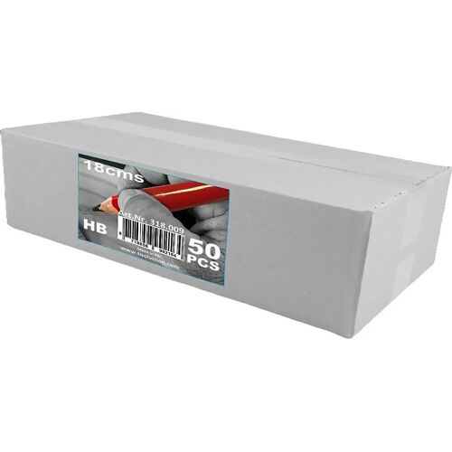 50 Timmermanspotloden HB 18x1cm ToolPack 318.009