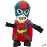 Lucavo Verzamelfiguur Eolo Super Masked Pepper Man Elastisch 14 x 15,5 x 5,5 cm (12 Stuks)