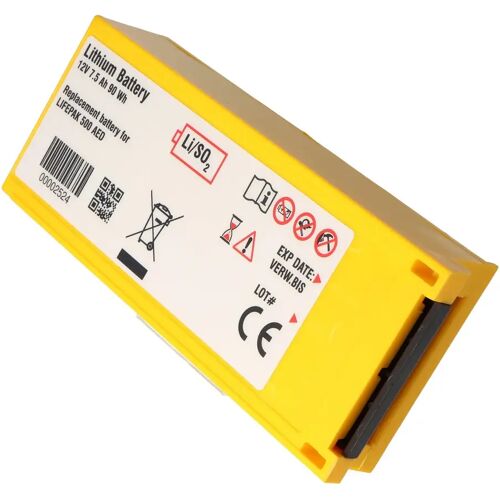 AccuCell Lithium batterij geschikt voor Physio Control defibrillator Lifepak 500 - 300-5380-030, 11141-000016