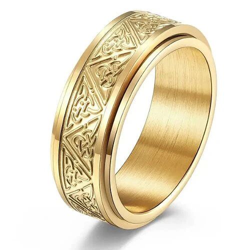 Despora Anxiety ring (Keltisch) Goud 18.00 mm / maat 57