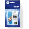 Brother inktcartridge, 200 pagina's, OEM LC-421VAL, 4 kleuren