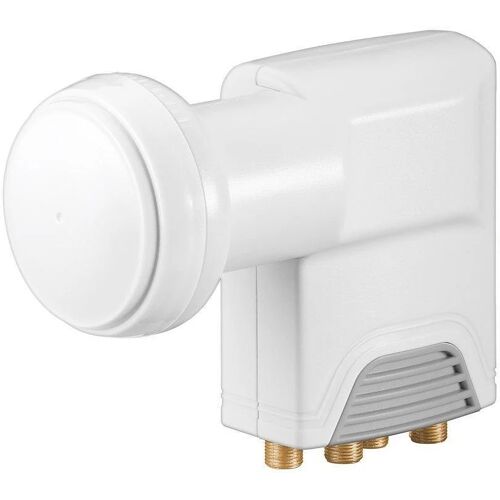 Goobay Universal Quattro LNB - digitale SAT-LNB (DVB-S2) voor gebruik op multischakelaars