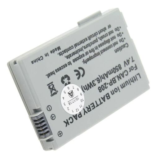 AccuCell-batterij geschikt voor Canon DC201-camcorder, 850 mAh