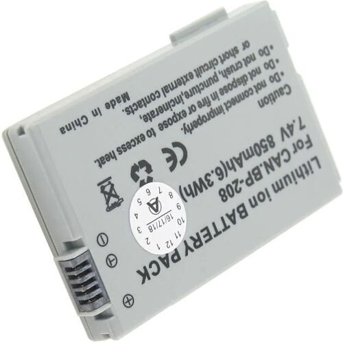 AccuCell-batterij geschikt voor Canon DC22 camcorder, 850 mAh