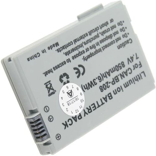 AccuCell-batterij geschikt voor Canon DC220-camcorder, 850 mAh