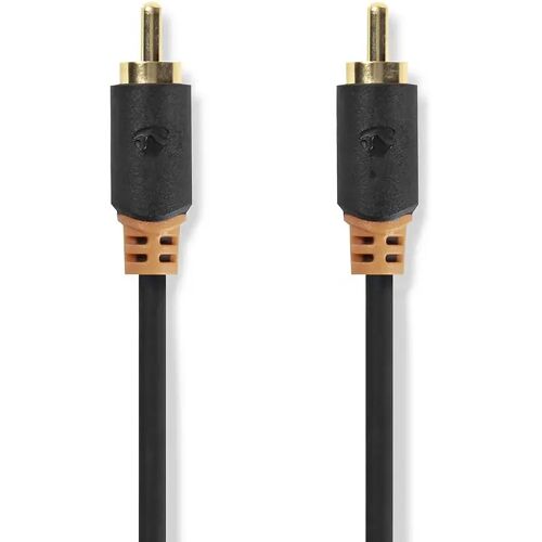 Digitale Audiokabel RCA male - RCA male 2,0 m Antraciet Nedis