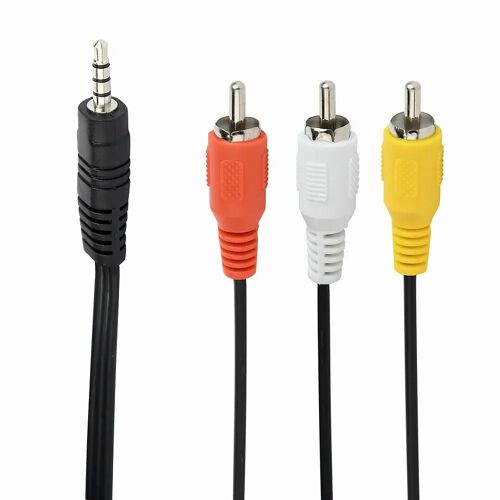 Kabelmaxx 3,5 mm naar RCA audio/video kabel, 2 m