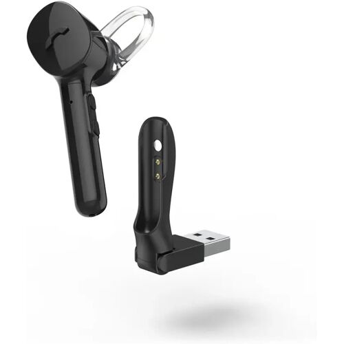 Hama Mono-Bluetooth®-headset MyVoice1300 Multipoint Spraakbesturing Zwart