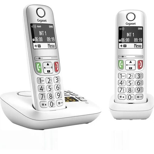 Siemens Gigaset A605A Duo Telefoons Wit/Zilver