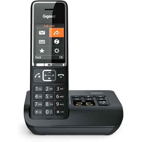 Siemens Gigaset Comfort 550A DECT draadloze telefoon met antwoordapparaat, zwart