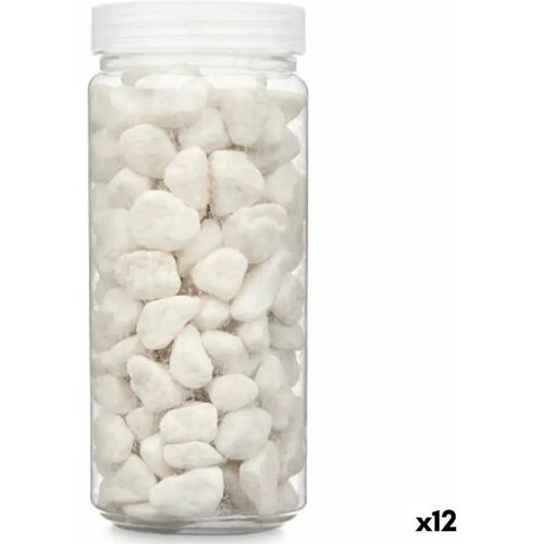 3892 Decoratieve stenen Wit 10 - 20 mm 700 g (12 Stuks)