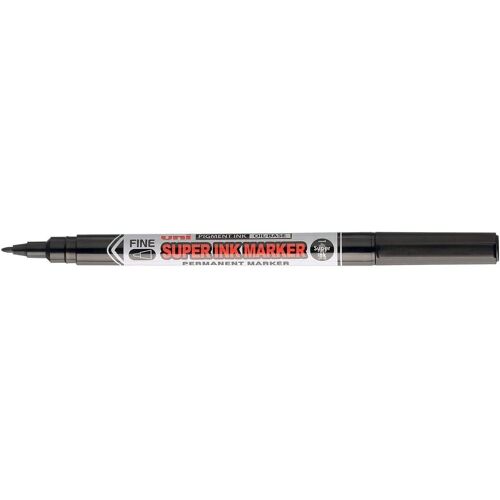 Uni-ball permanent marker Super Ink zwart 12 stuks