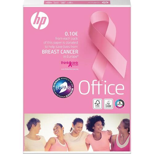 HP Office Pink Ream kopieerpapier, ft A4, 80 g, pak van 500 vel 5 stuks