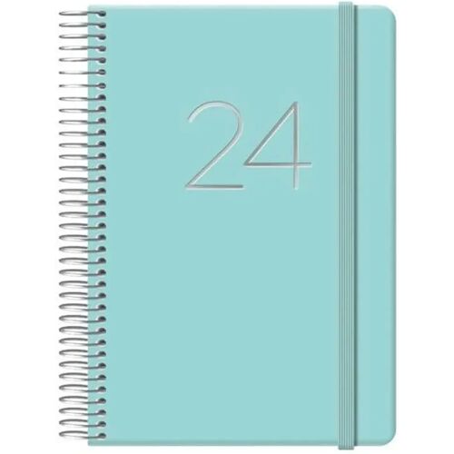 16724 Agenda GLOSS DOHE 2024 Groen 12,5 x 18 cm