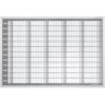 Magnetoplan Jaarlijkse Planner Manager - 92,5x62,5 cm - aluminium frame met plastic hoeken