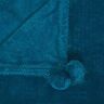 Beliani SAITLER - Plaid - Blauw - 200 x 220 cm - Polyester