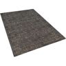 Beliani ESEL - Laagpolig vloerkleed - Grijs/Goud - 160 x 230 cm - Viscose