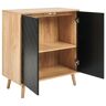 Beliani BRISTOW - Dressoir - Lichtbruin/Zwart - Hout