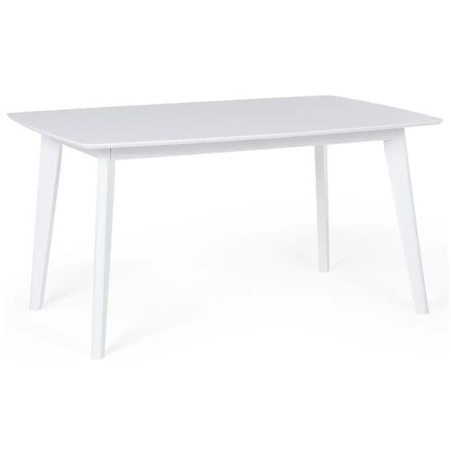 Beliani SANFORD - Uitschuifbare eettafel - Wit - 90 x 150/195 cm - MDF