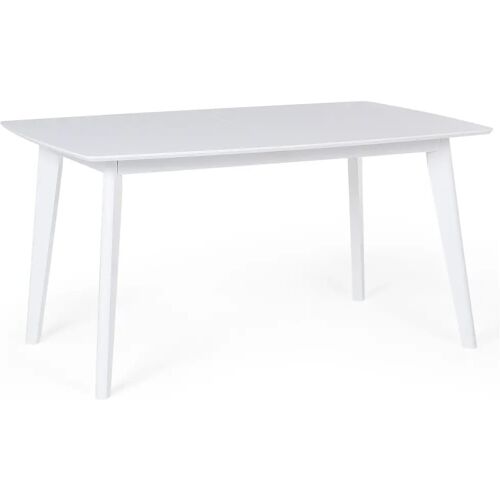 Beliani SANFORD - Uitschuifbare eettafel - Wit - 90 x 150/195 cm - MDF